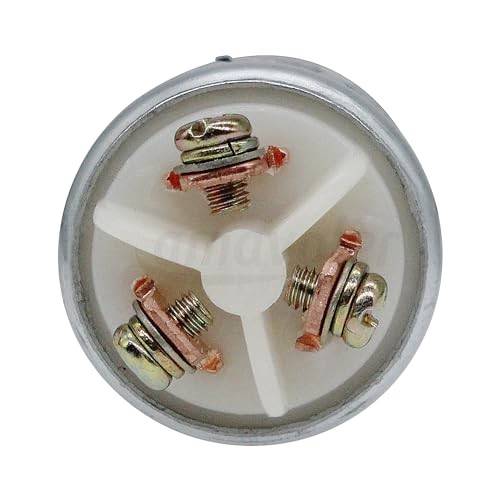 2 PCS 3 Wire Ignition Key Switch 3 Position Replacement Fit for Manco American
