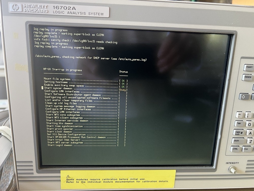 Agilen 16702A Logic Analysis system