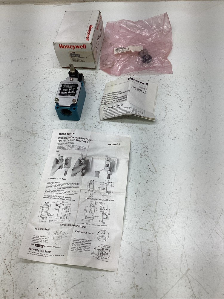 Honeywell Micro Switch 1LS2 Limit Switch NIB