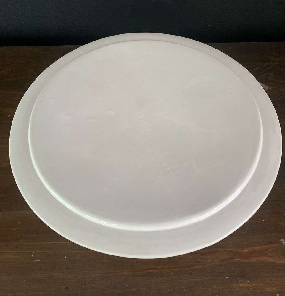 Vintage Ceramic Strawberry Shortcake Pattern Cake Stand with Lid