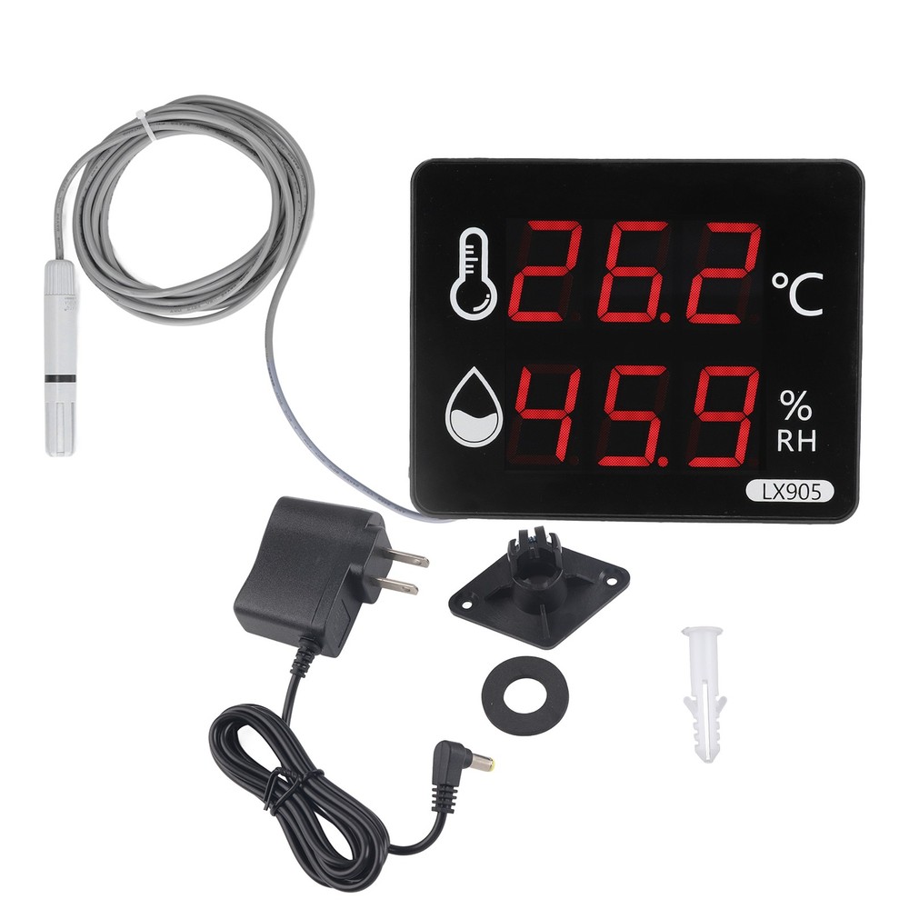 LED Digital Temperature Humidity Sensor For Home Workshop Factory Popular
