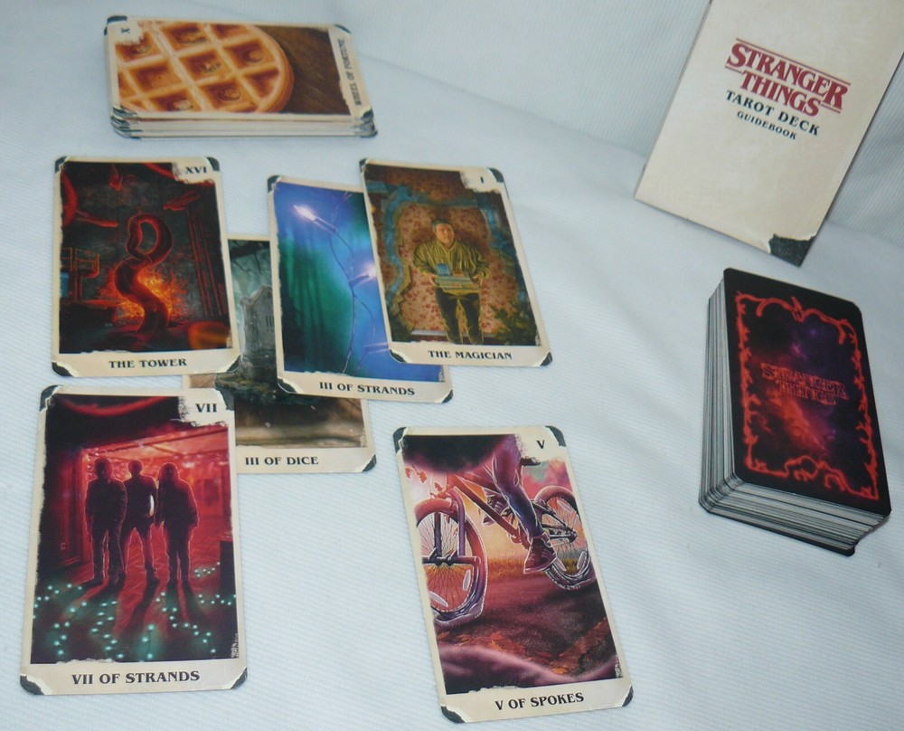 First Official Netflix Stranger Things Tarot Deck 78 Cards & Book