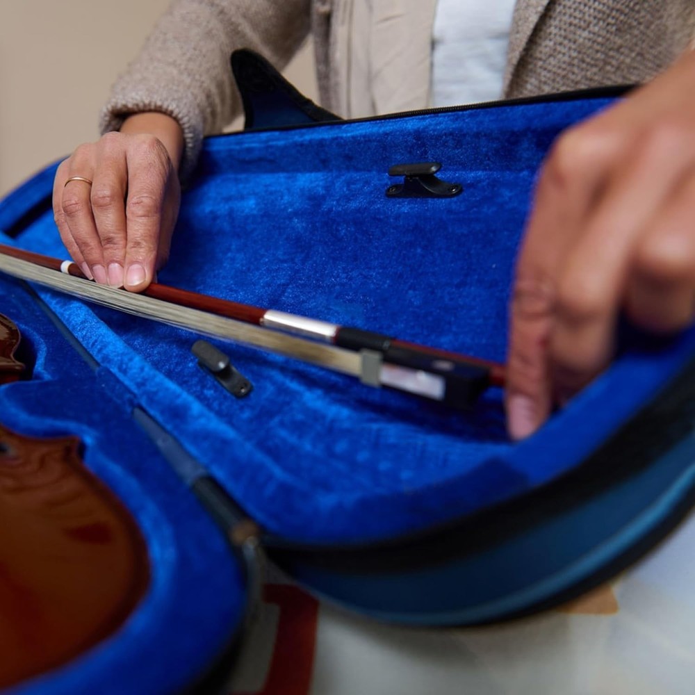 10 Pcs ABS Violin Case Bow Holders with Screw, Replacement Clips