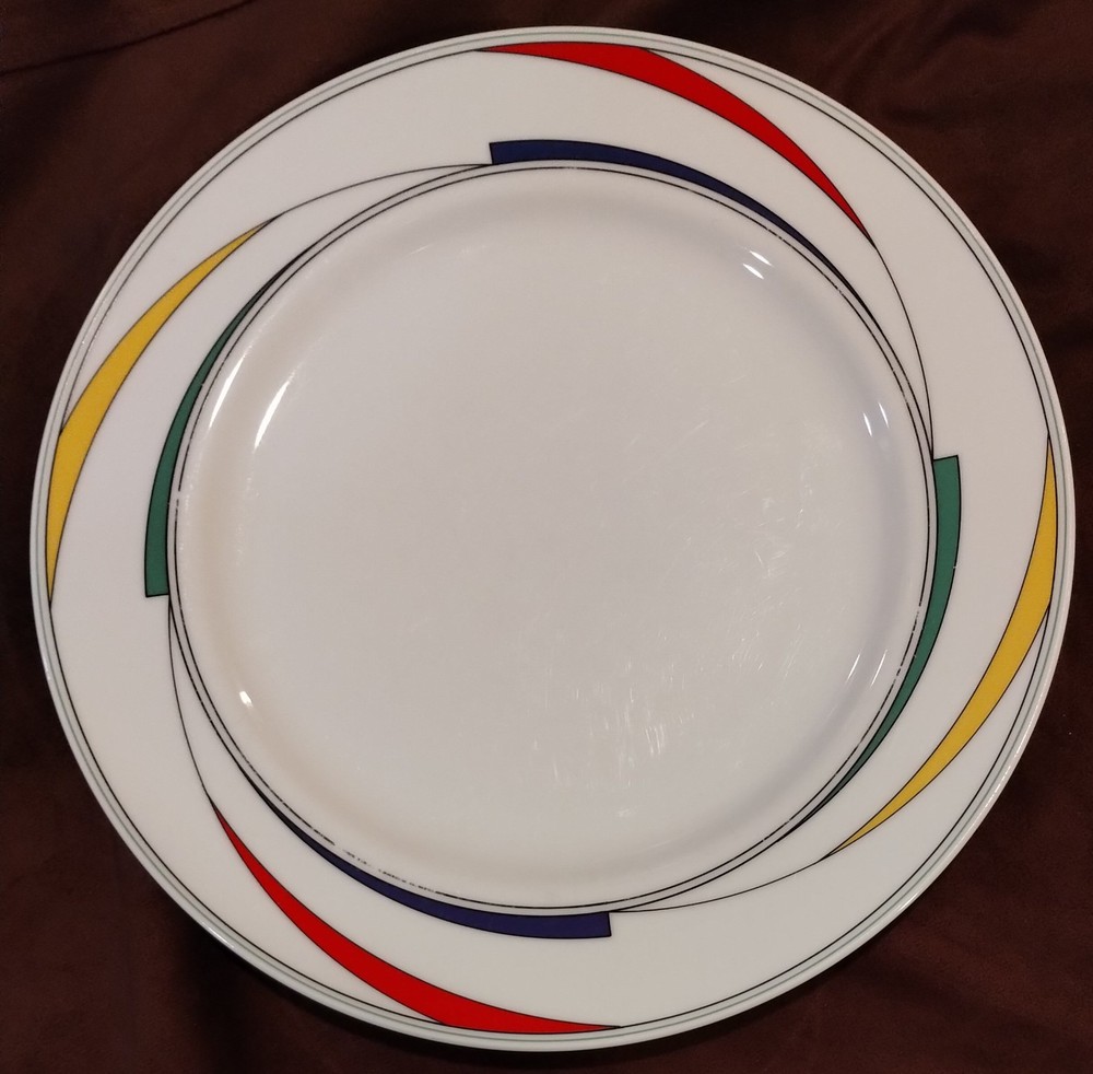 International Rhythm 40027 Flash dinner plate, 10-1/4" diameter