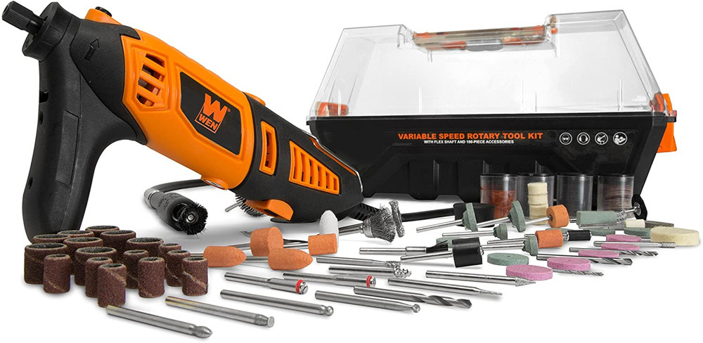 23190 1.3-Amp Variable Speed Steady-Grip Rotary Tool with 190-Piece Accessory Ki