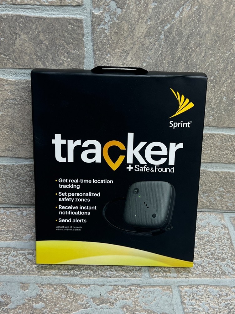 Sprint Tracker Safe & Found GPS Tracker Apple Android Compatible NEW