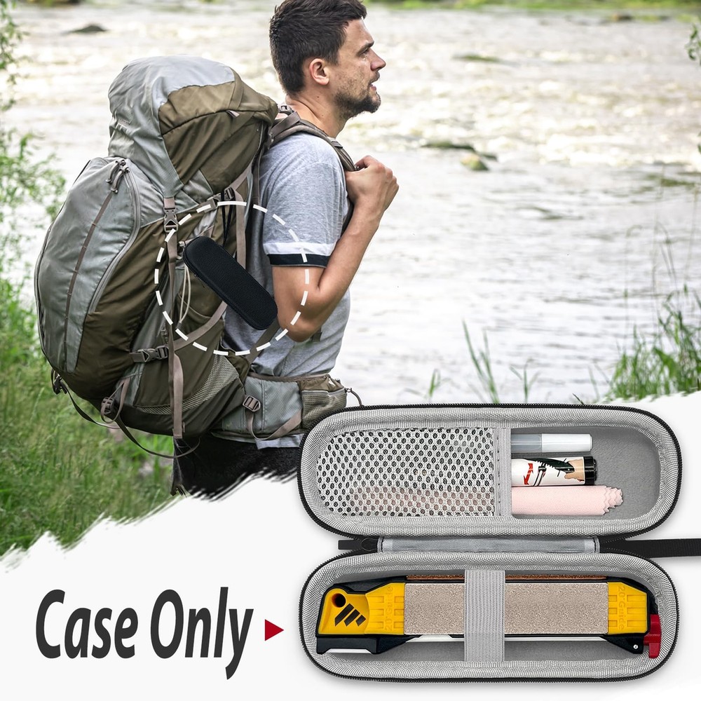 ICIMBI Hard Travel Carrying Case for Work Sharp Guided Field Normal, Black