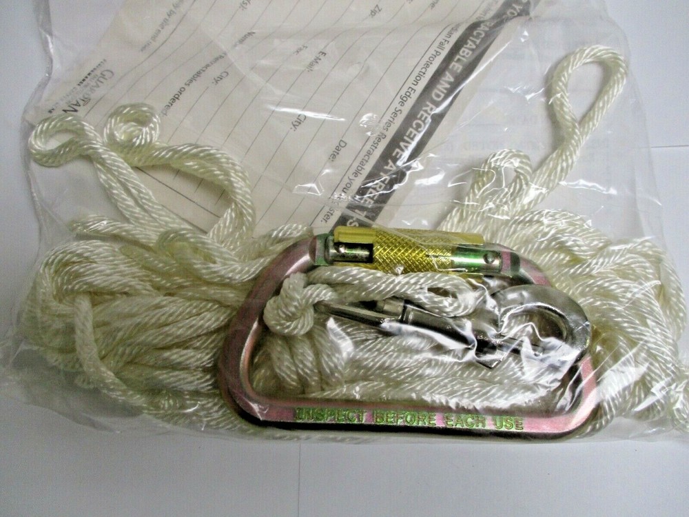 WEB DEVICES FALL ARREST SYSTEMS, 30' CABLE RETRACTABLE WITH CARIBINEER