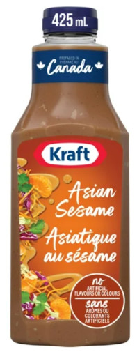 Kraft Asian Sesame Salad Dressing, 425ml
