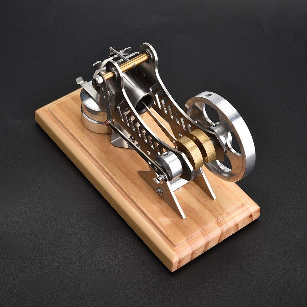 LED Air Stirling Engine Funny Generator Model Engine Education Tool Electrici...