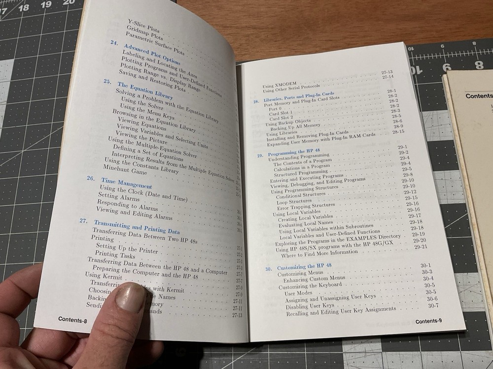 Hewlett-Packard HP 48G Series Calculator User's Guide, Quick Start Guide, 1993