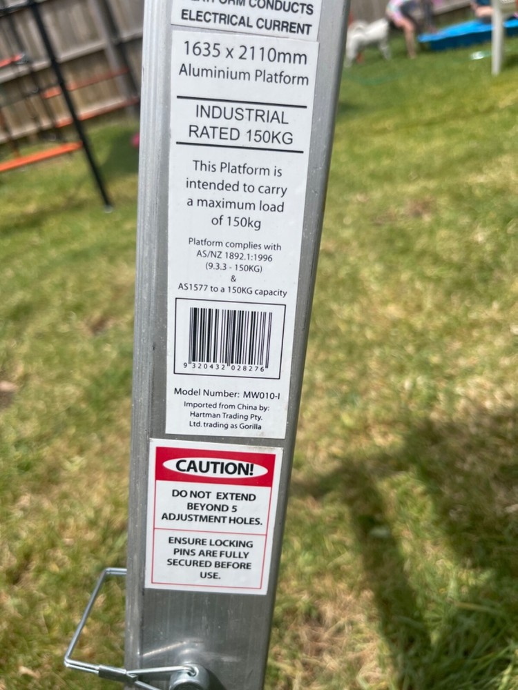 Workman Gorilla Trestle Table EXTENDABLE x 2