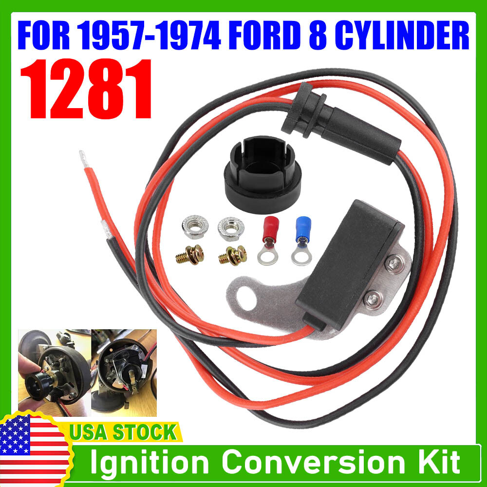 For Ford V8 Pertronix 1281 Ignition Points-to-Electronic Conversion Kit Ignitor