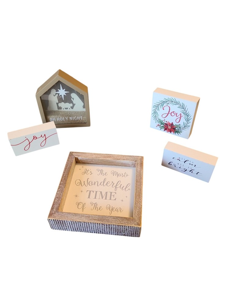 Christmas Table Signs Grannycore Cottagecore