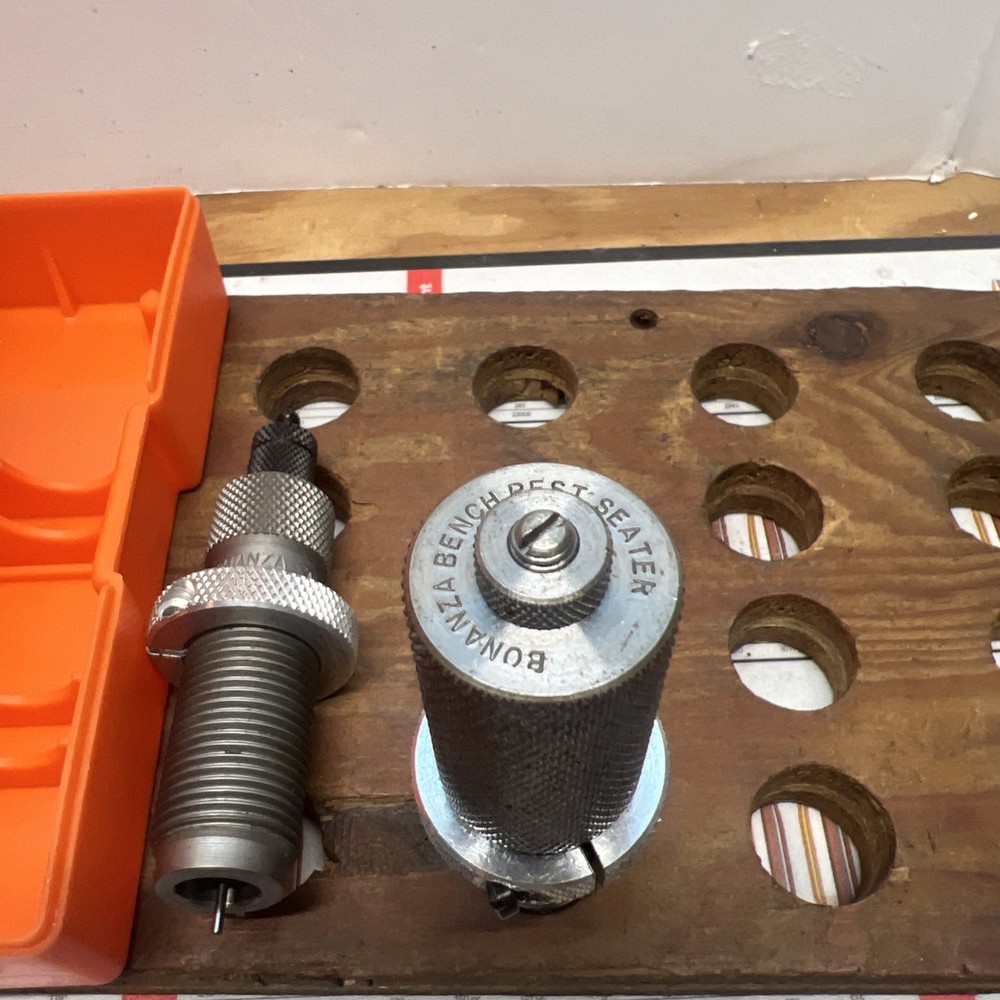 BONANZA 7 MM -308 BENCH REST TWO RELOADING DIE SET LYMAN BOX