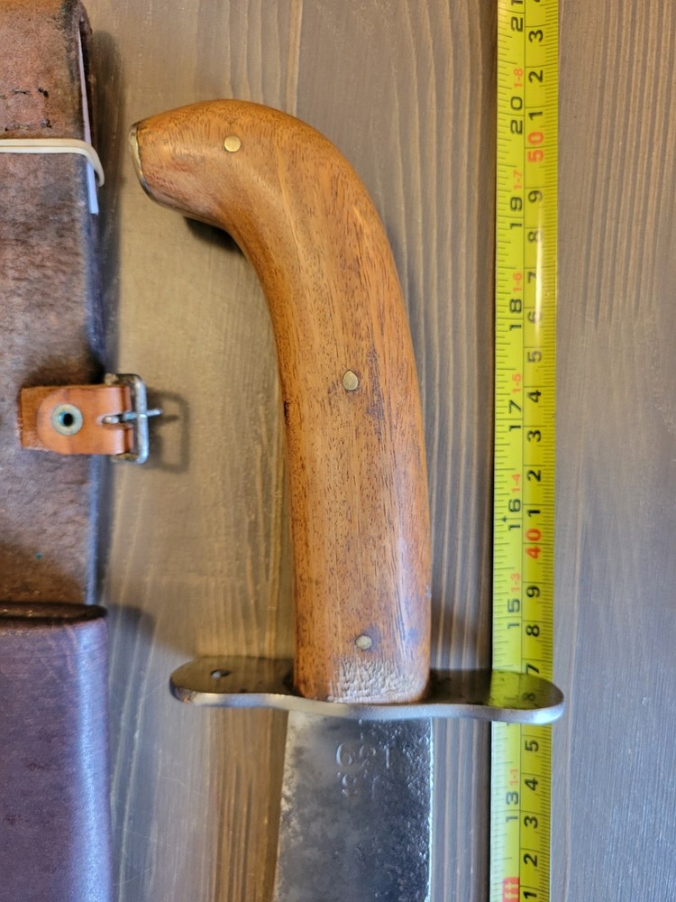 Modified WWI Bolo Dated 1909 w/Custom Sheath