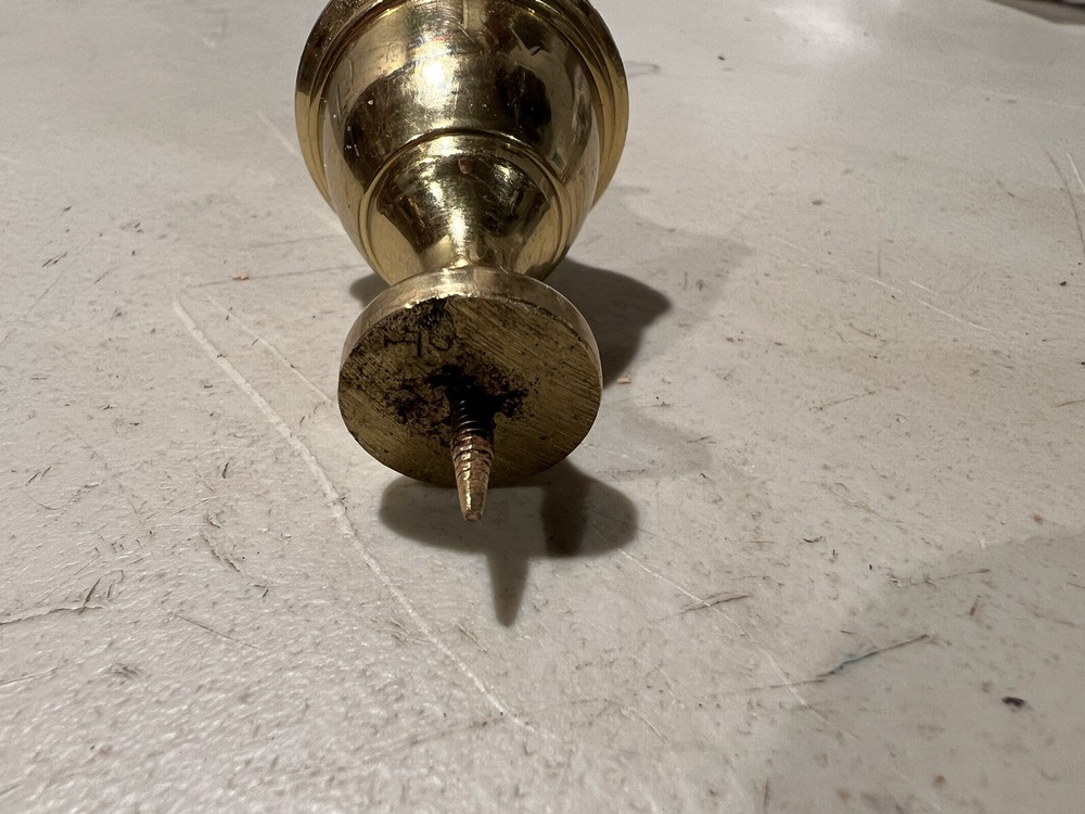 ANTIQUE/VINTAGE CLOCK SOLID BRASS TOP FINIAL