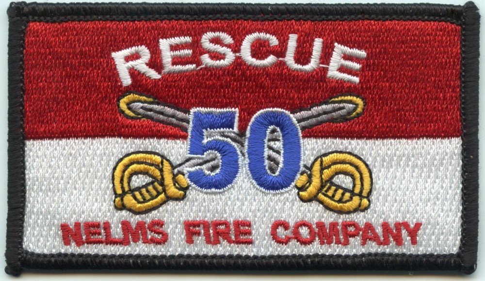 NELMS FIRE COMPANY RESCUE FIRE PATCH