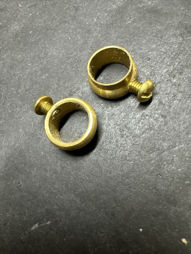 5/8” IN. SLIP RING WITH SIDE SCREW - SLIPS 5/8” DIAMETER PIPE UNF BRASS - 2 PCS