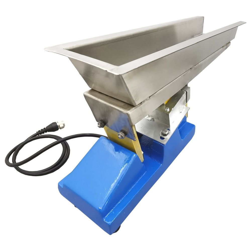 110V Micro Electromagnetic Vibrating Feeder Granular Materials Shaking Conveyor