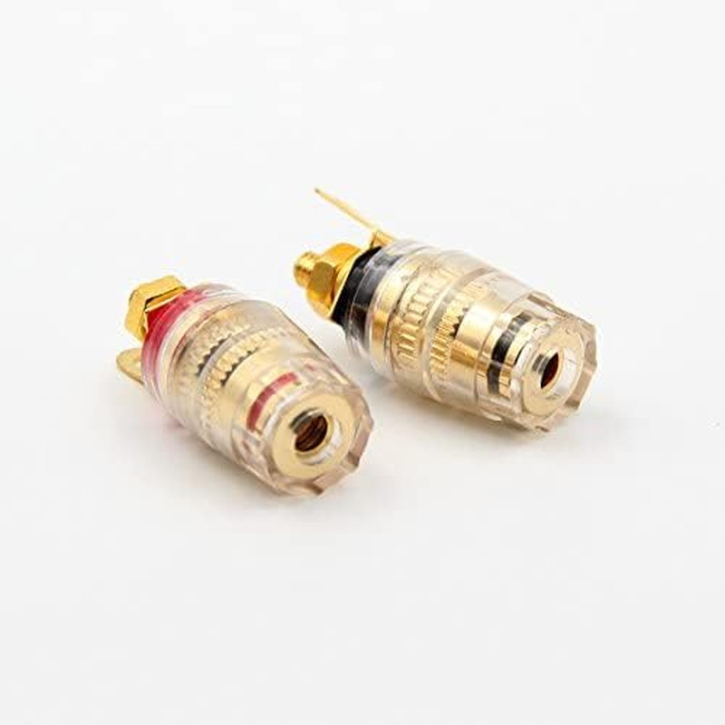 Speaker Binding Post Copper Plug Sockets 4Mm Binding Post Amplifier Speaker Term