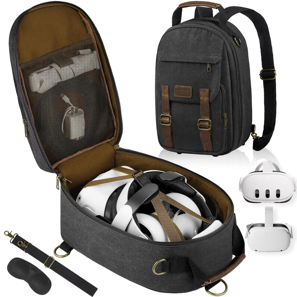 Hard Carrying Case Compatible with VR Headsets Virtual Reality and Touch Control