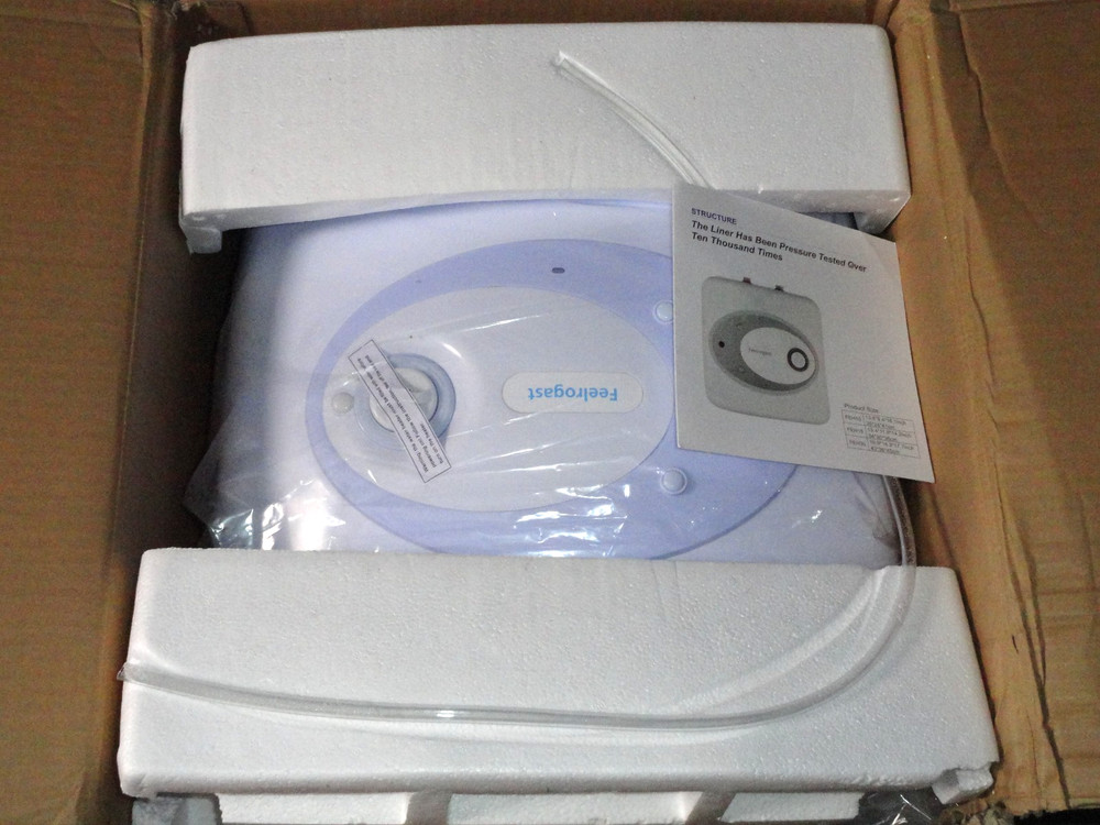 Feelrogast Electric Tank Water Heater 8 Gallon 120V 1500W RV,  Kitchen **NEW