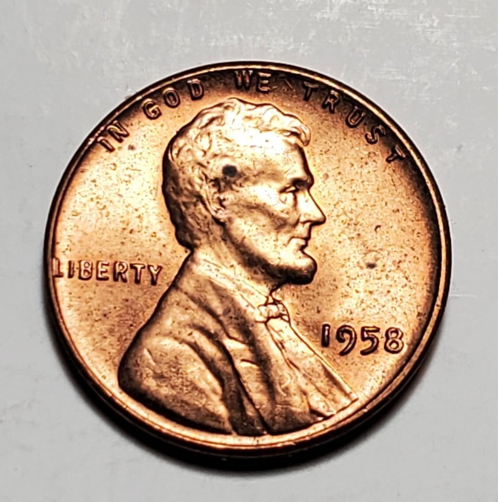 1958 P LINCOLN WHEAT PENNY UNC #C7805