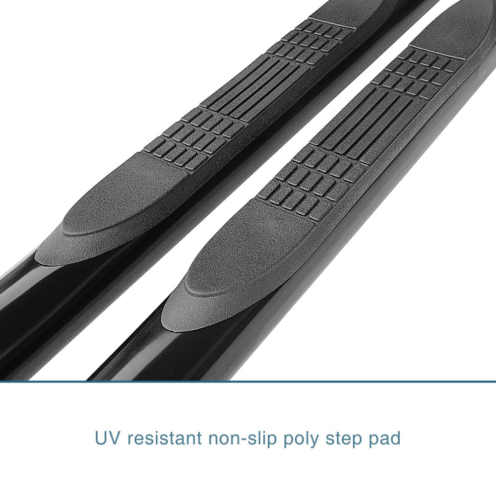 3" Running Boards for 1999-2018 Chevy Silverado Regular Cab Nerf Bars Side Step