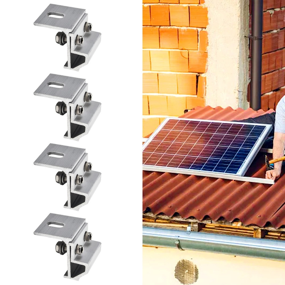 Professional Looking Solar Panel Roof Mounting Clips for Enhanced Appearance