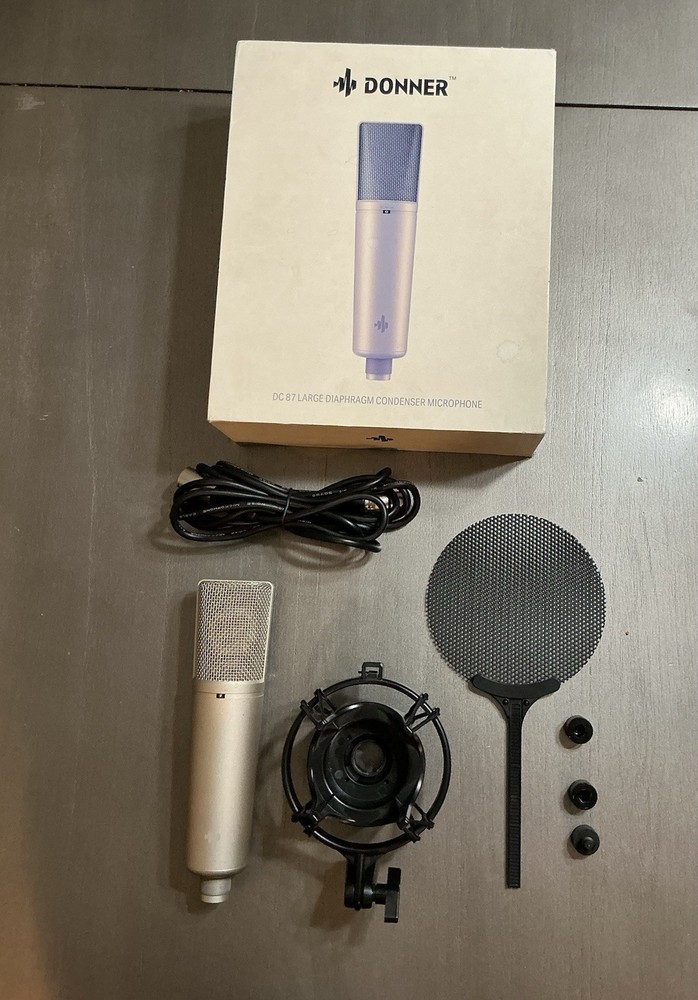 DONNER DC 87 Large Diaphragm Condenser Microphone READ
