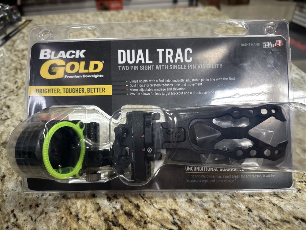 Black Gold Dual Trac Bow Sight RH