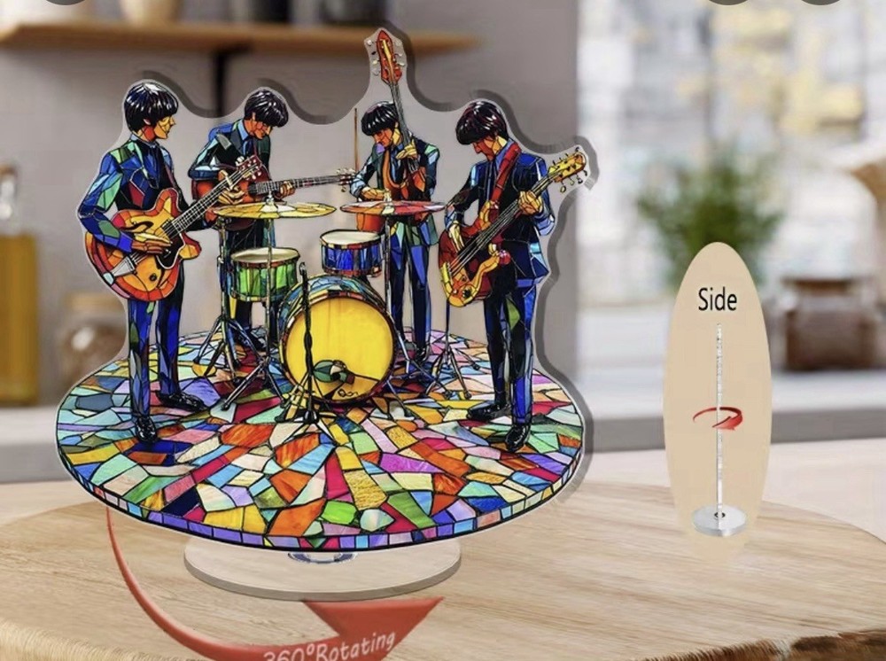 The Beatles Themed Acrylic Spinner Sun Catcher