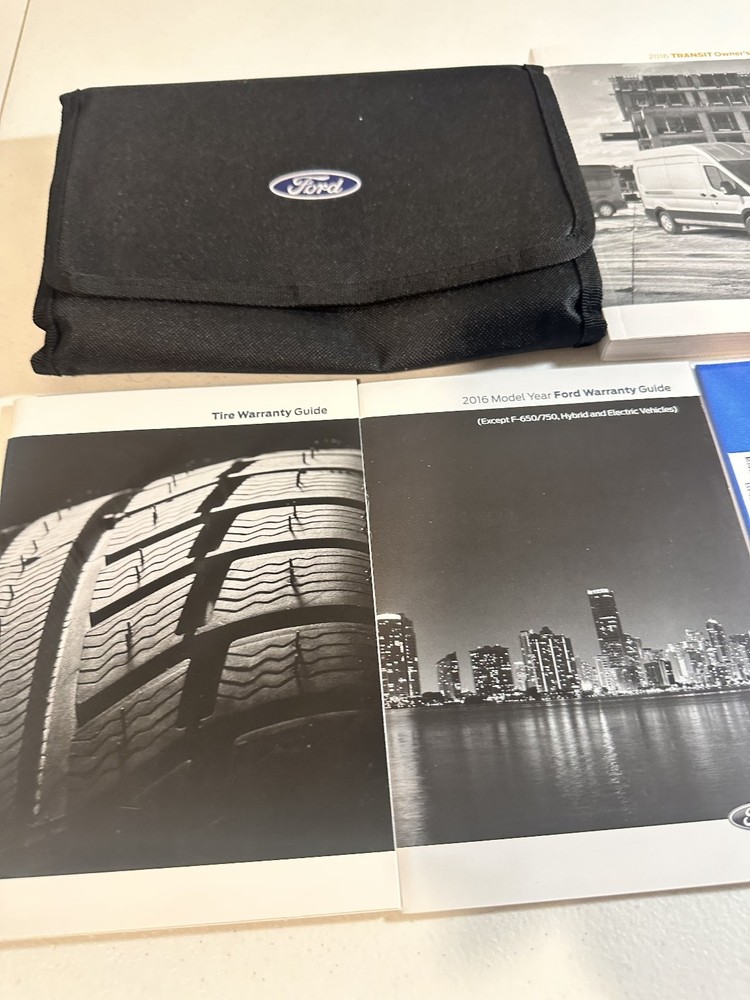 2016 Ford Transit Owners Manual Set