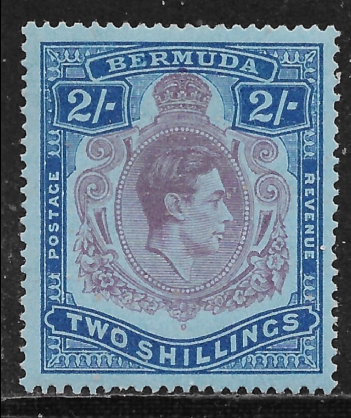 BERMUDA       SG 116D             PERF 14      MINT LIGHTLY HINGED