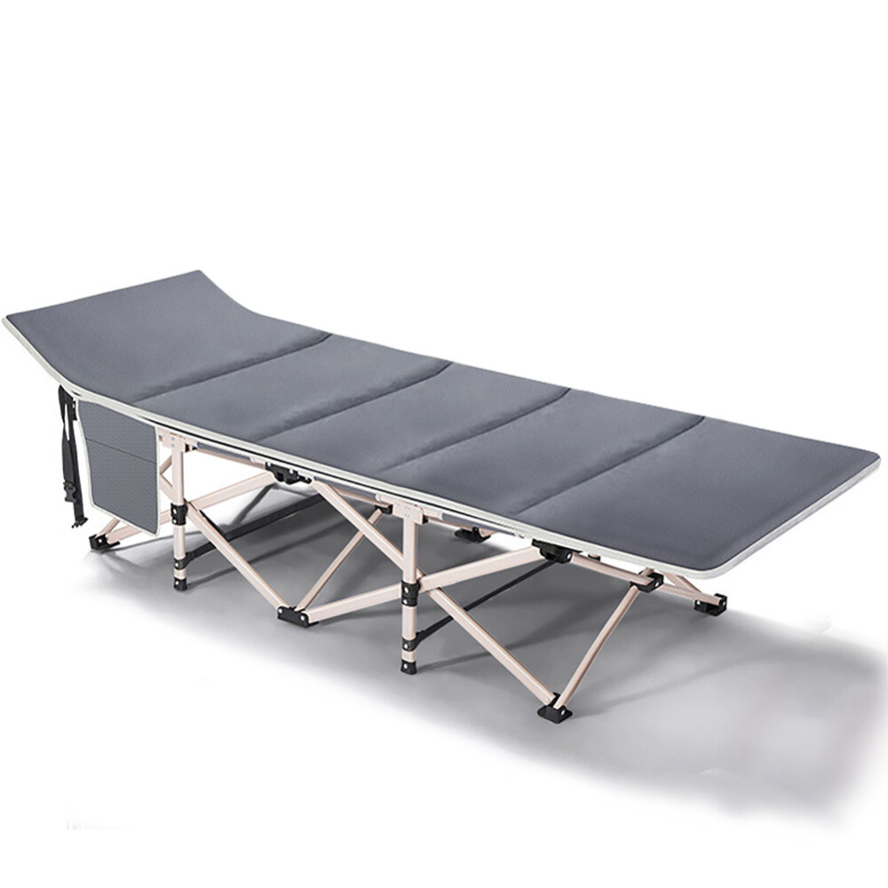 Folding Camping Bed Zero Gravity Chair Outdoor Cot Military Cots Sleeping Bed