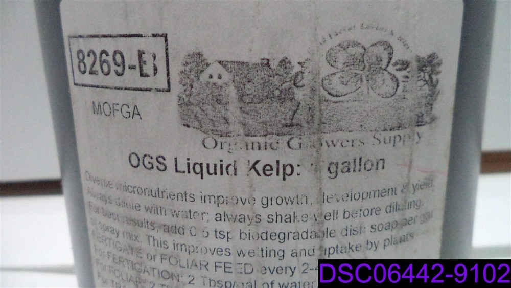 1 gallon Organic Growers Supply OGS Liquid Kelp