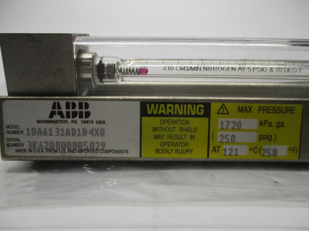 ABB 10A6131AB1B4X0 FLOW METER NSMP