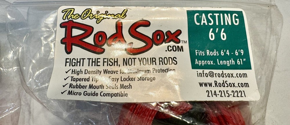 The Original Rod Sox Casting 6’6” Protector Red