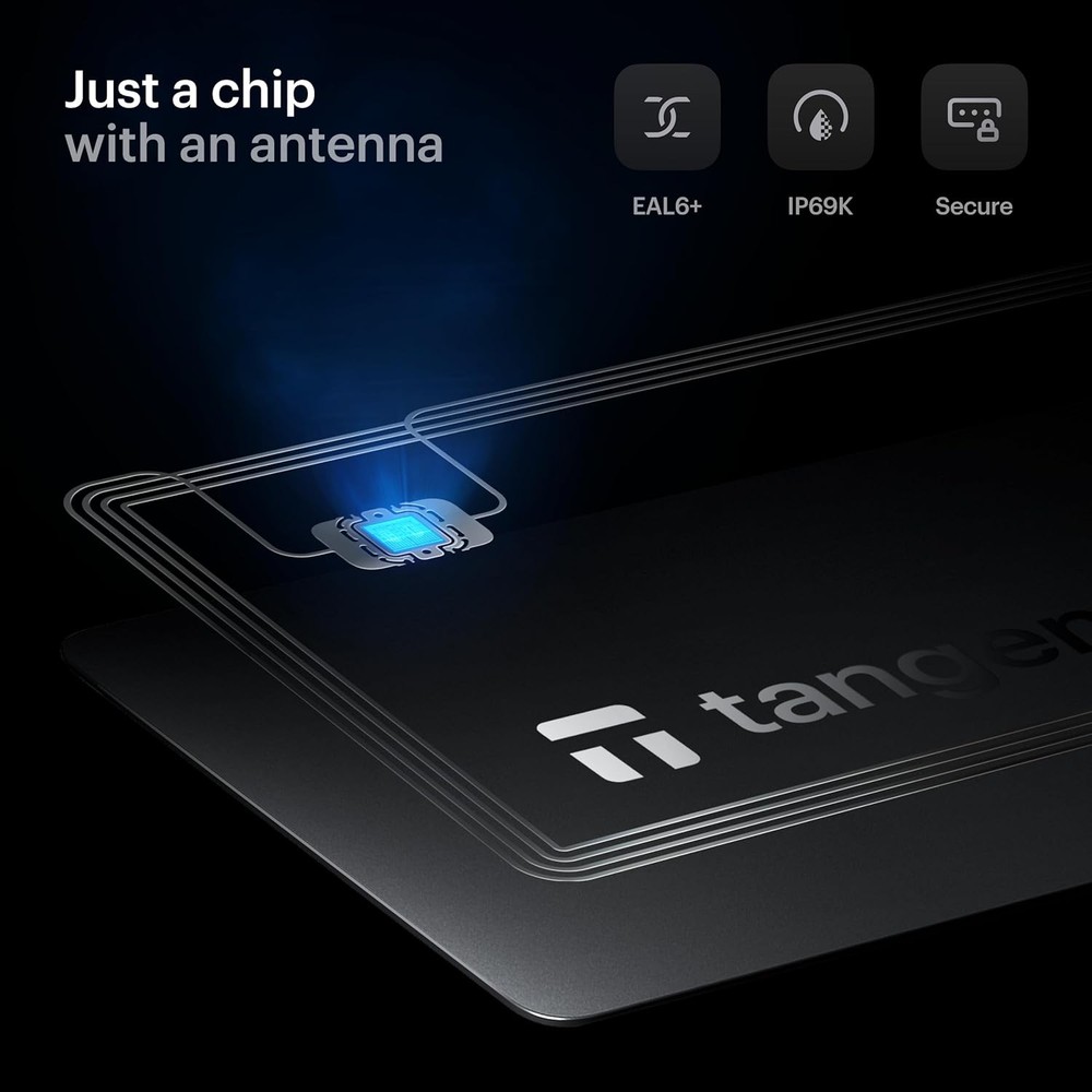 Wallet Pack of 2 - Secure Crypto - Trusted Cold 2 (2.0), Black