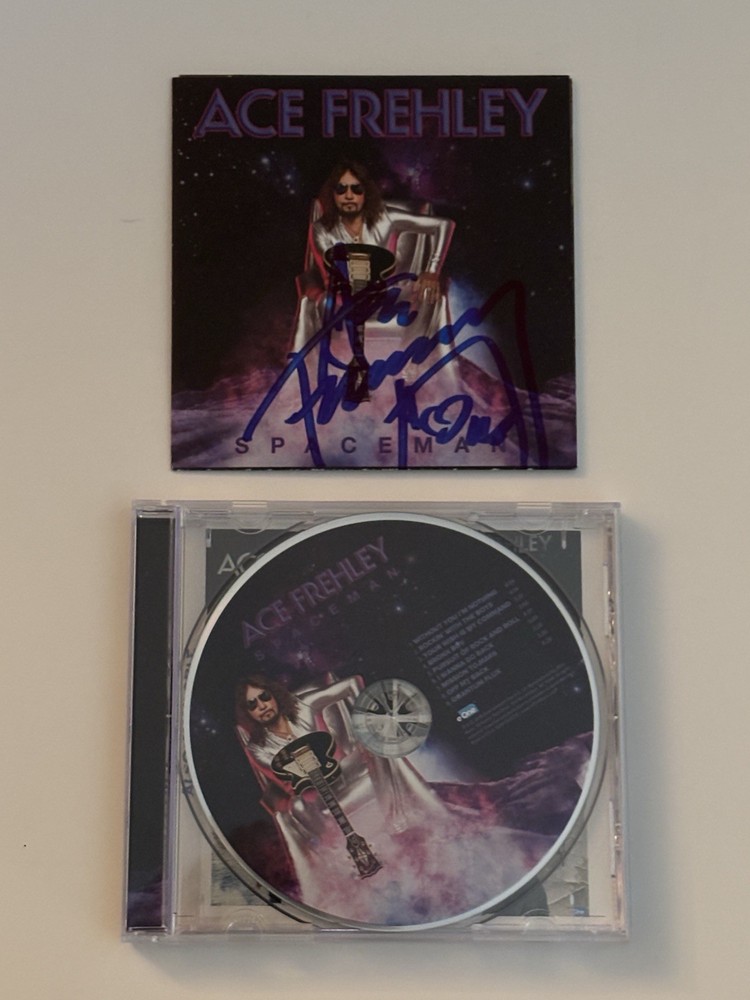 Ace Frehley Spaceman CD Signed Autographed JSA COA