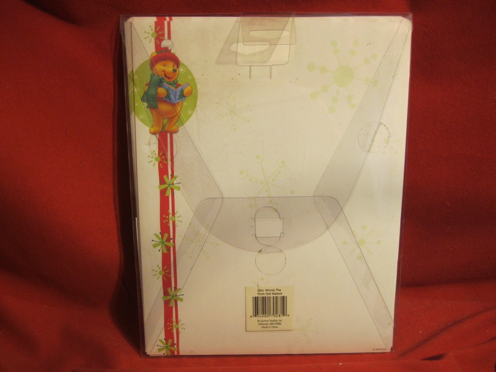 Gartner Winnie The Pooh Self Mailers Christmas Printer Paper 20 Count