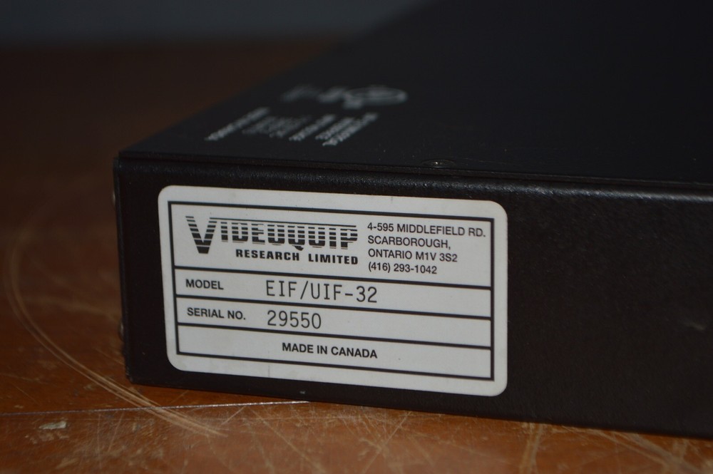 Statmon Videoquip EIF/UIF-32 Universal Interface System