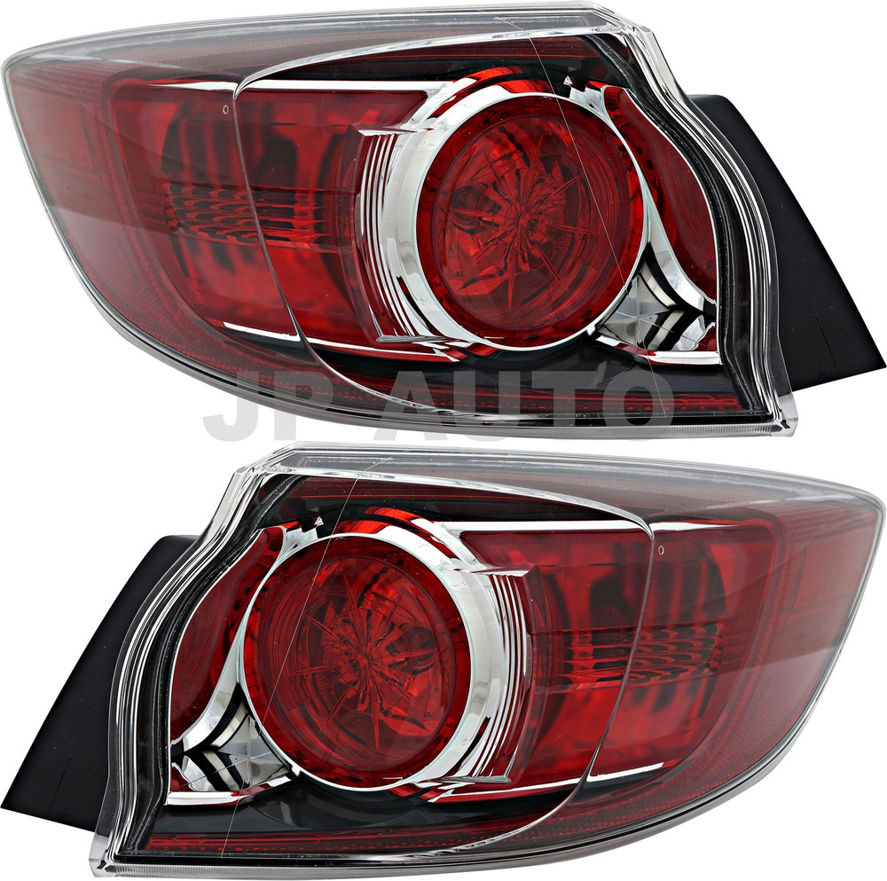 For 2010-2013 Mazda 3 Hatchback Tail Light Set Driver and Passenger Side