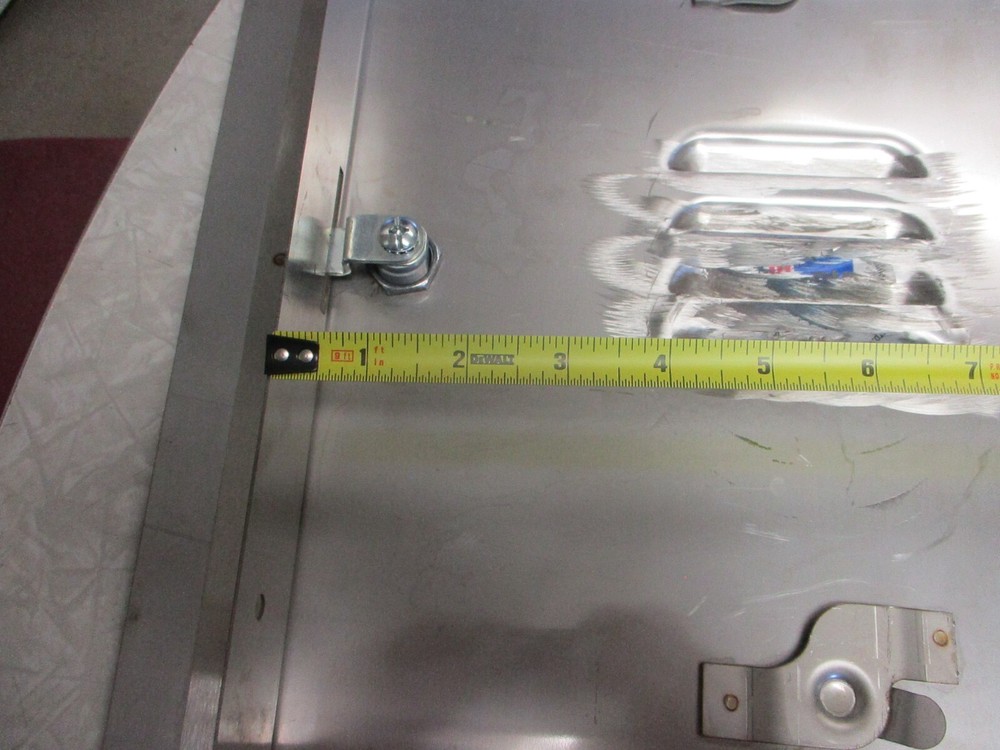 (3) WB DOORS GP-LV-103 12" x 12" Access Door Panel Stainless *Missing Key* USED