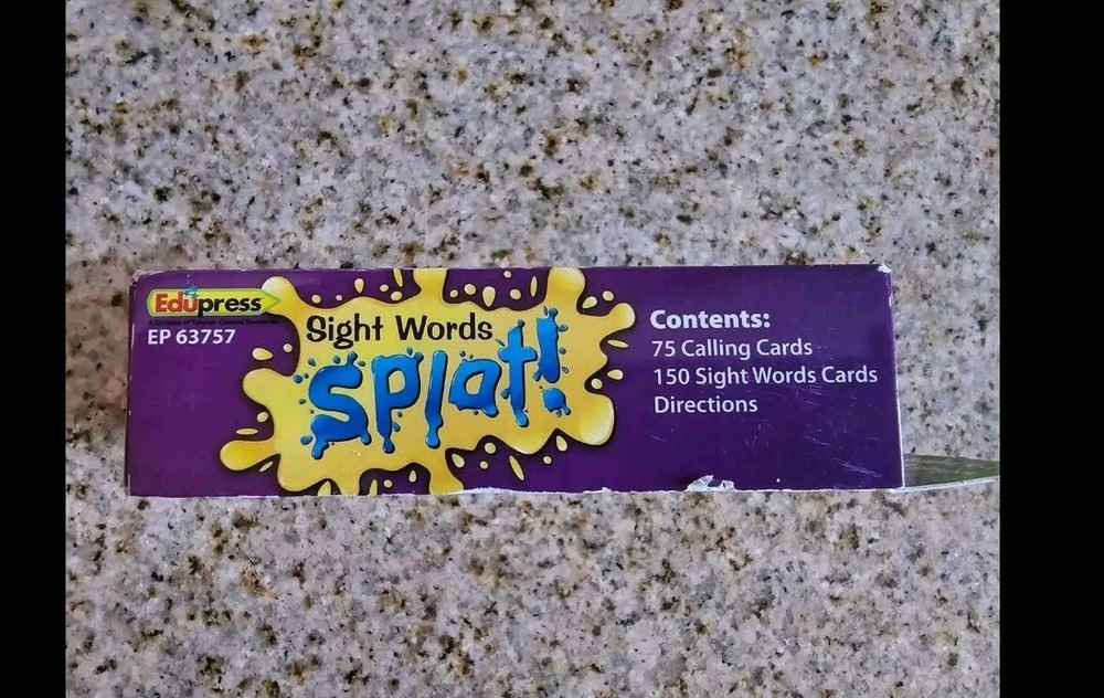 SPLAT! Sight Words Grades K-1, 2-6 playeers