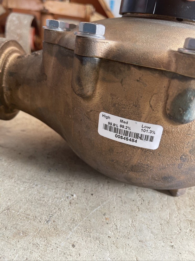 Zenner Model PPD 1-1/2 in water meter