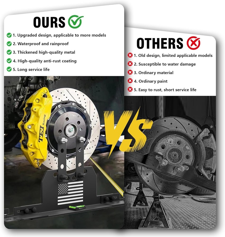 2026 Upgraded Wheel Alignment Tool, 2 PCS Toe Alignment Tool Plates Without R...