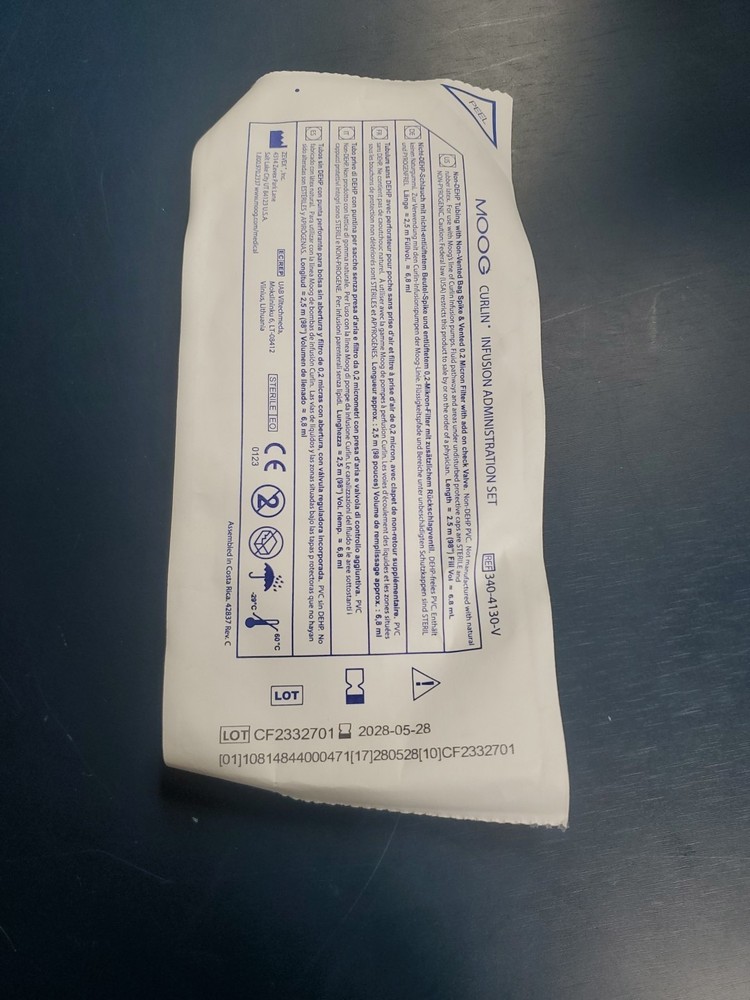 Moog Curlin Infusion Administration Set 1pack