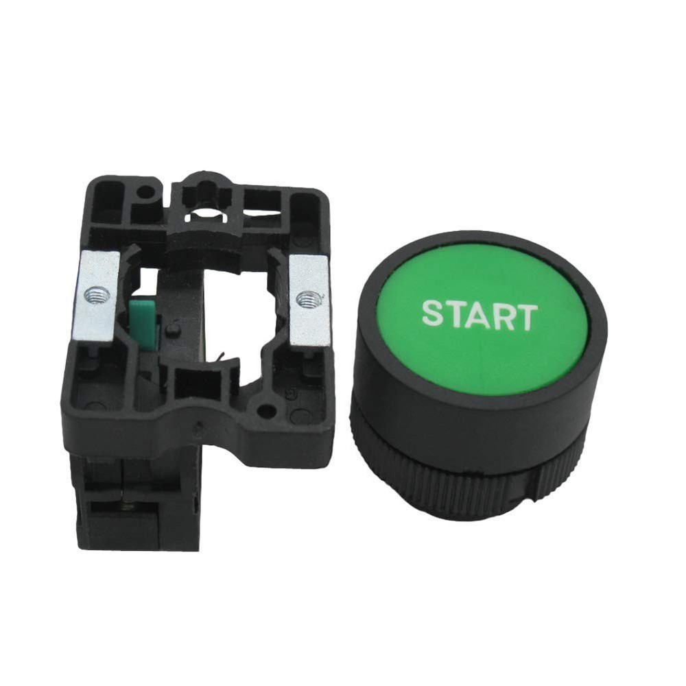 Taiss Momentary Push Button Switch Start/Stop Red Start/Stop, Green,